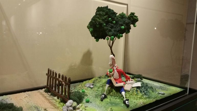 Diorama de la exposición PlastiCiencia que se puede ver en Arcos de la Frontera 