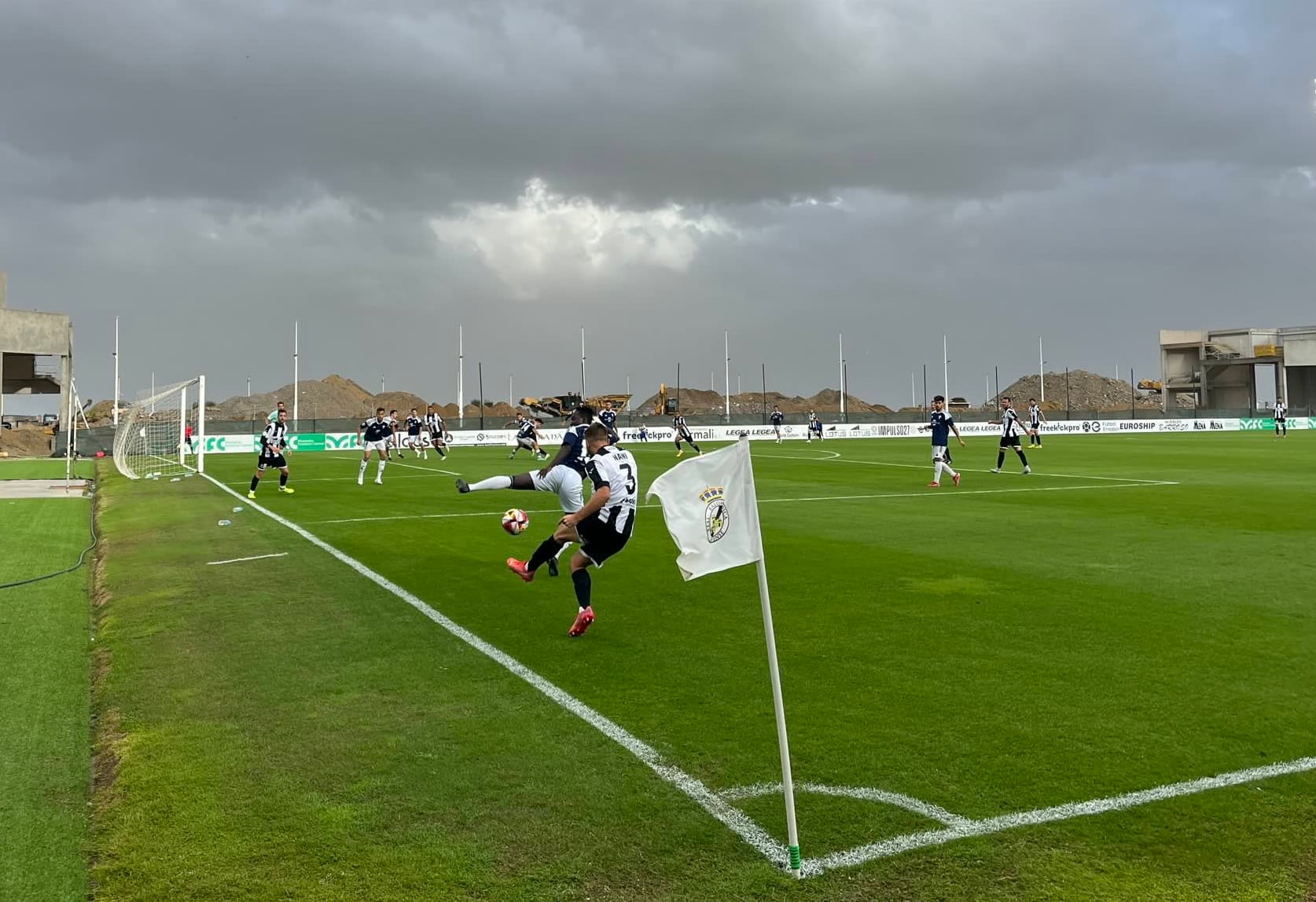 Un momento del partido