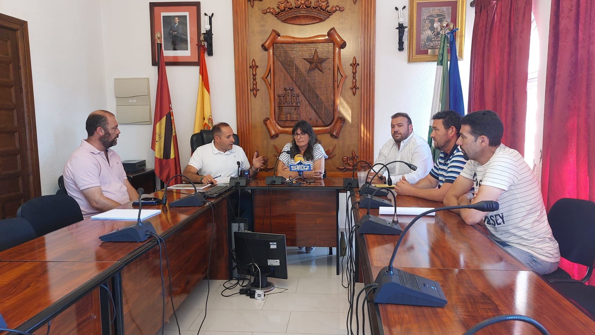 Momento de la intervención del primer teniente de alcalde, Juan Ruiz