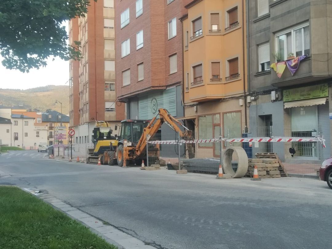 Obras en la avenida de América 
