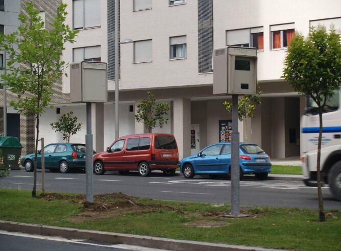 Radares en Bulevar de Salburua, Vitoria