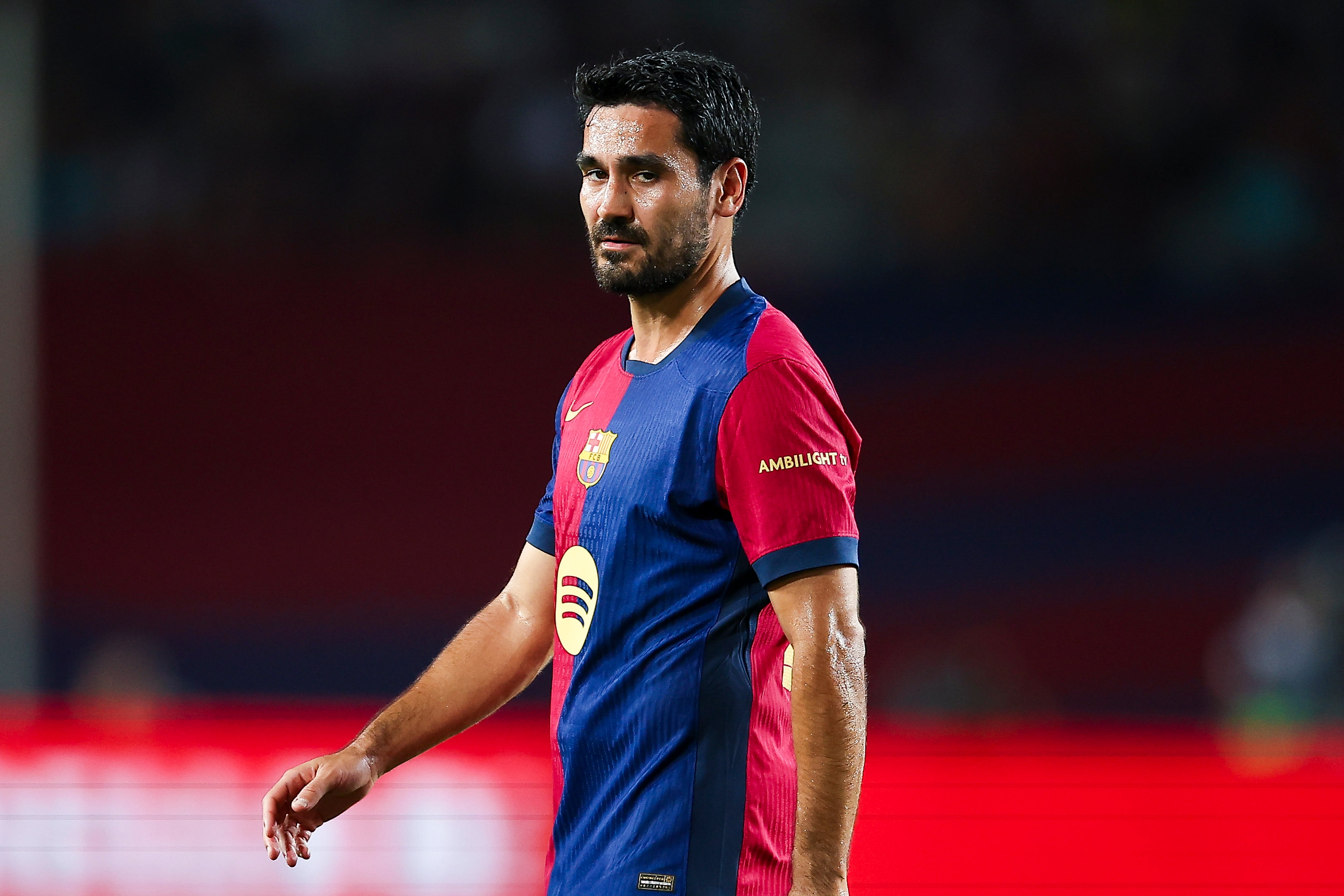 Ilkay Gündogan, durante la pretemporada con el Barça