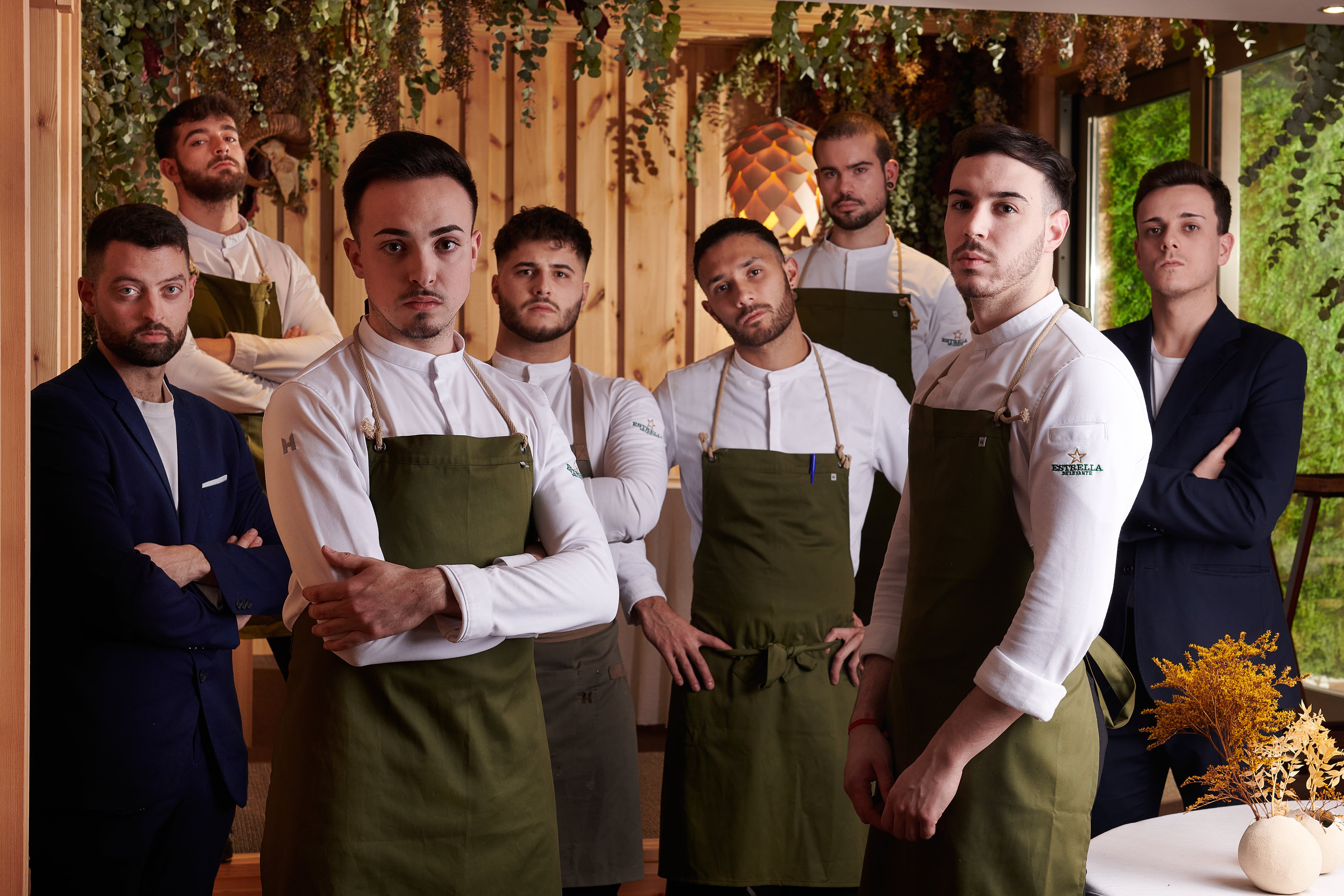 El equipo del restaurante Oba (Casas Ibáñez).