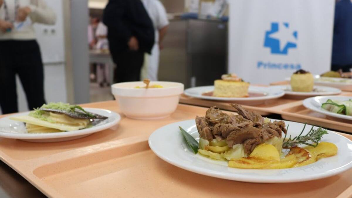 ¿Es así la comida de hospital?