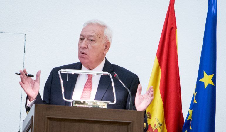 MADRID, SPAIN - NOVEMBER 03: Spanish Foreign Minister Jose Manuel Garcia-Margallo attends an event with dimplomatic corps on November 3, 2015 in Madrid, Spain. (Photo by Pablo Cuadra/Getty Images)