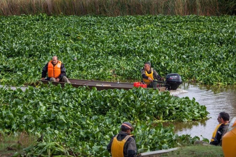 Trabajos en el río de la CHG el año pasado