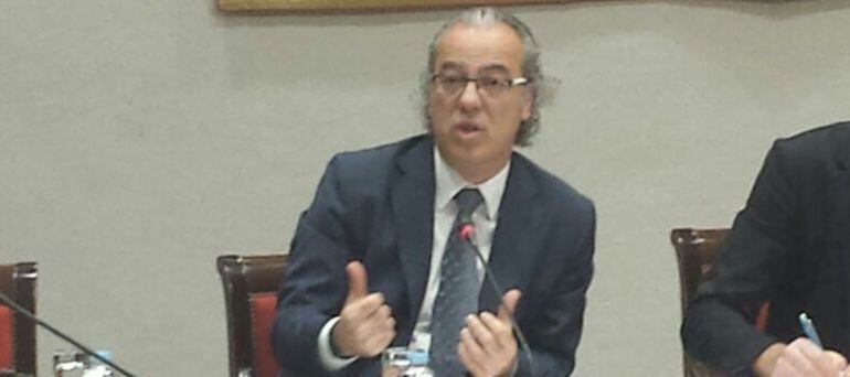 Jesús Morera en el Parlamento