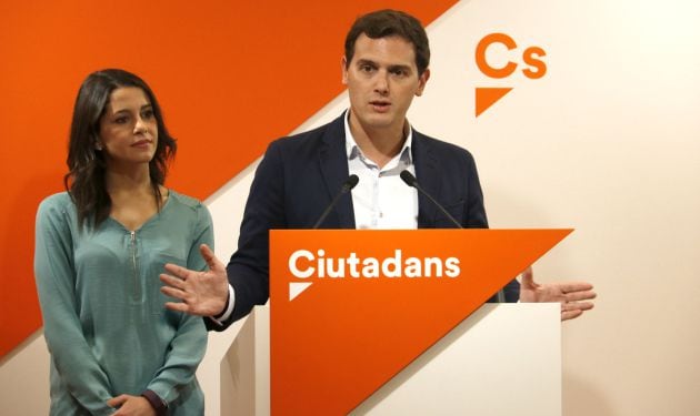 Albert Rivera, junto a Inés Arrimadas