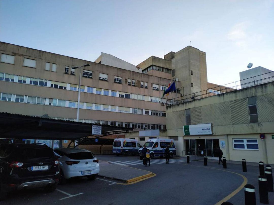 Entrada principal al Hospital San Juan de la Cruz de Úbeda