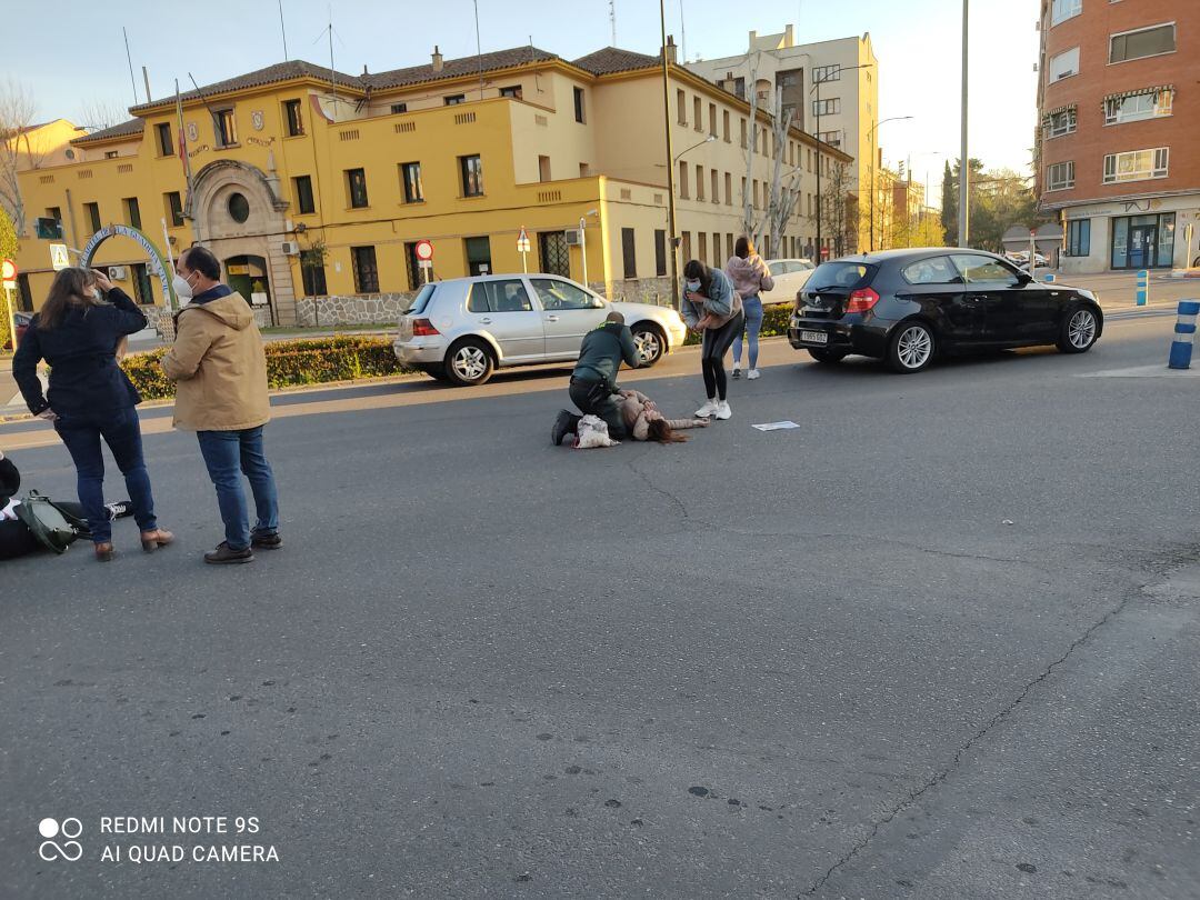 Escena del accidente