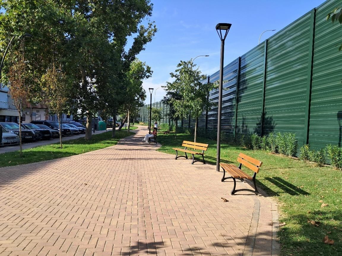 Las pantallas acústicas de la A-42 en Getafe han quedado instaladas tras varios años de trabajos