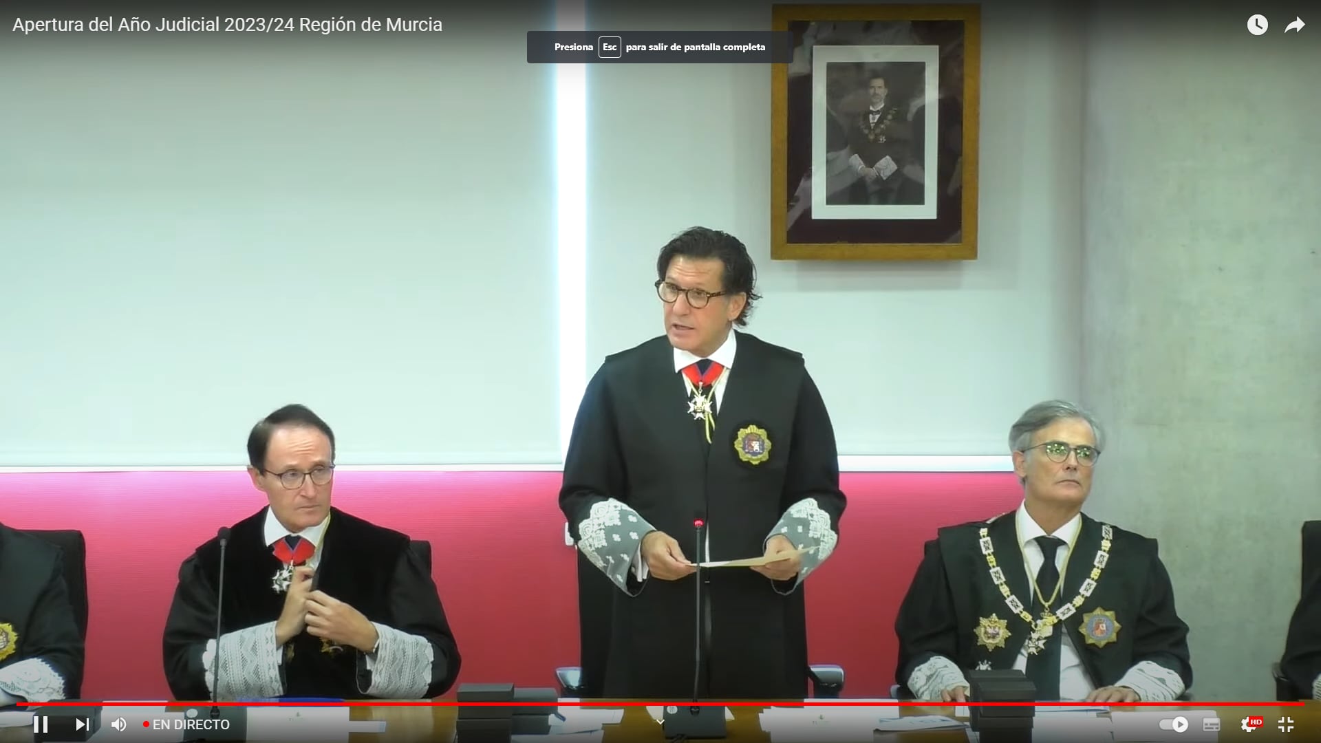 Apertura del año judicial en el TSJ de Murcia