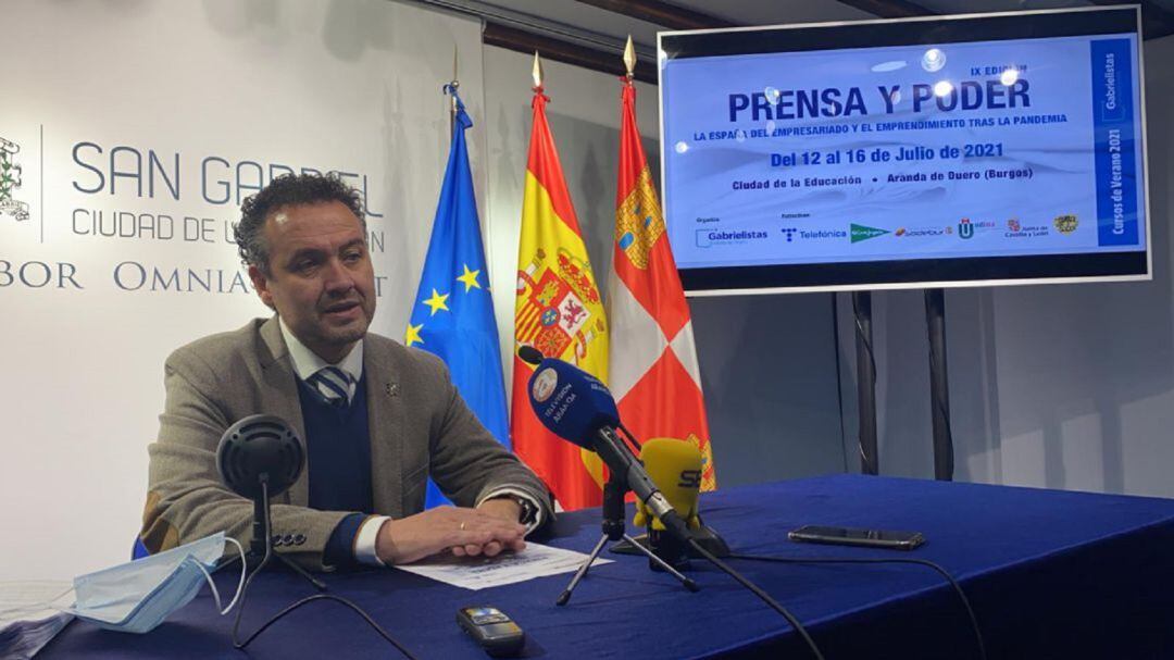 Enrique García, en la presentación del curso