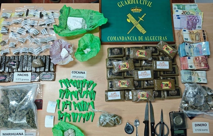 Alijo incautado en la Estación