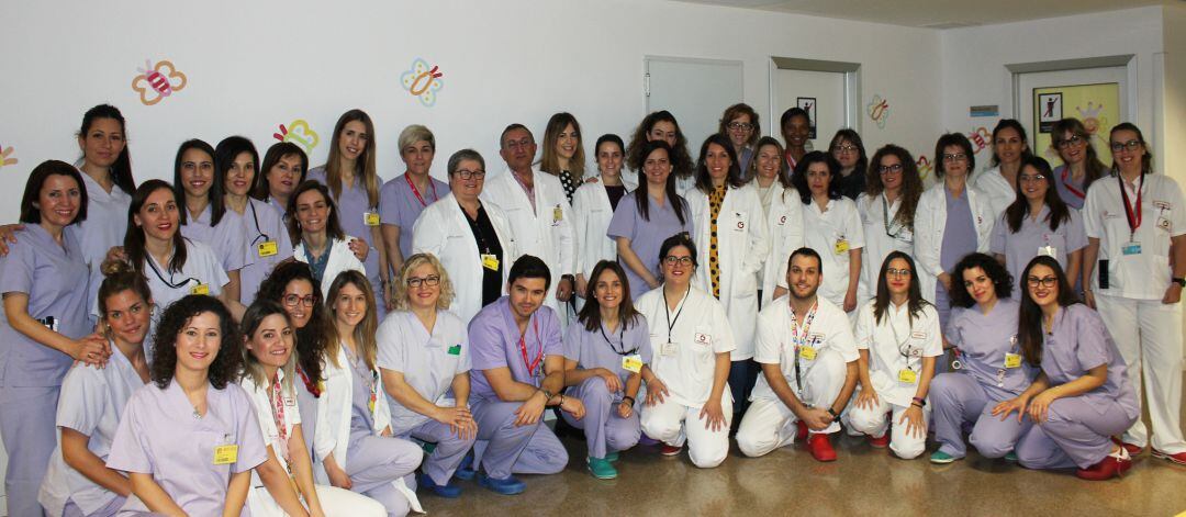 Equipo médico de maternidad del Hospital Vinalopó