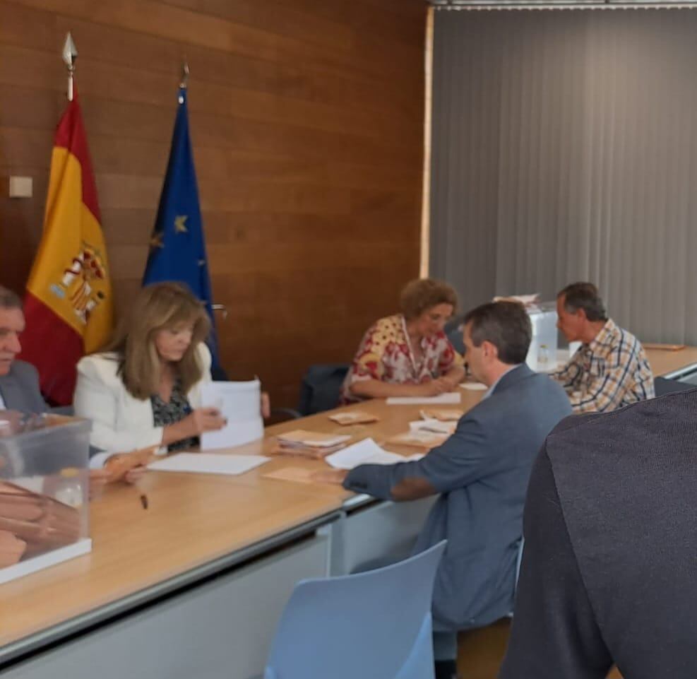 Recuento hoy del Censo de Electores Residentes Ausentes por la Junta Electoral Provincial en Murcia