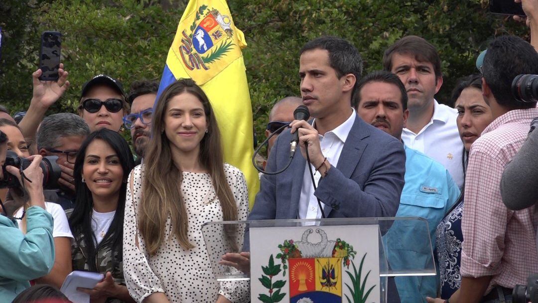 El autoproclamado presidente de Venezuela, Juan Guaidó.