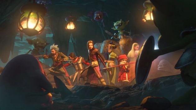 El grupo de héroes de DragoN Quest XI