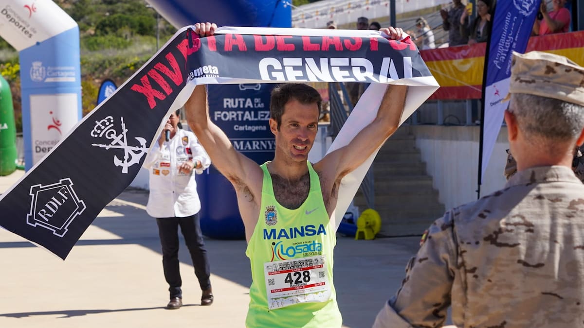 Juan Antonio Zamora, segundo Ruta de las Fortalezas