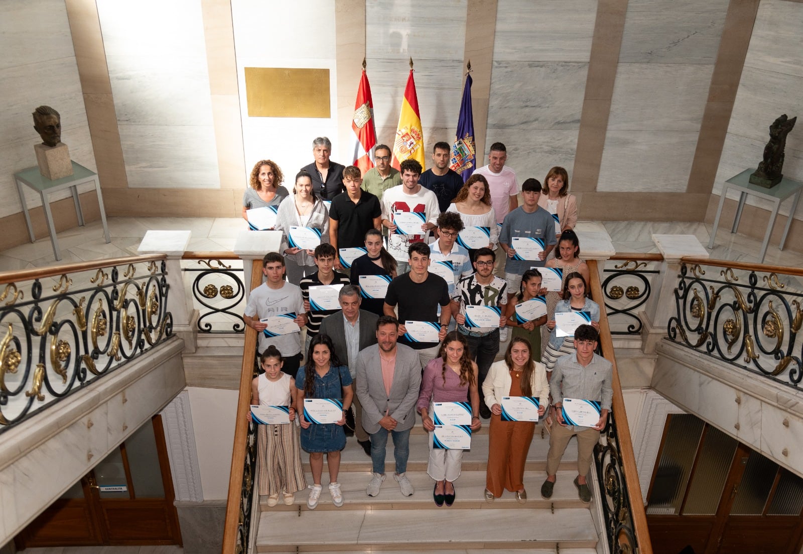 La Diputación vuelve a reconocer con sus becas los méritos y esfuerzos de 32 deportistas de Palencia