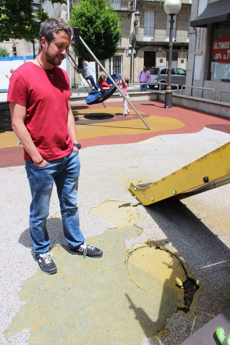 Rubén Arroxo, portavoz del BNG en el Concello de Lugo