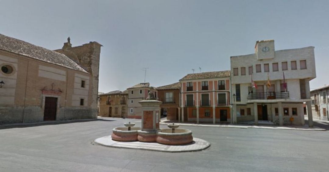 Plaza de España de Villamarriel (Palencia)