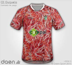 La segunda camiseta del CD Guijuelo.