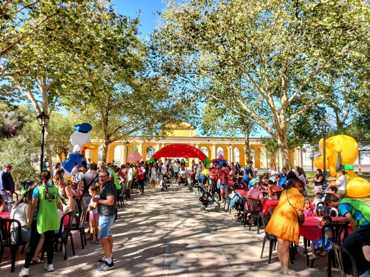 Arranca la caseta infantil de la Feria de Linares en la Fuente del Pisar
