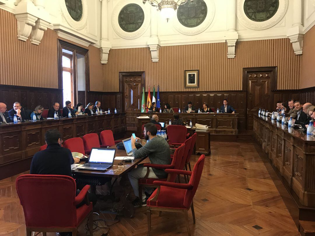 Pleno de la Diputación Provincial de Jaén.