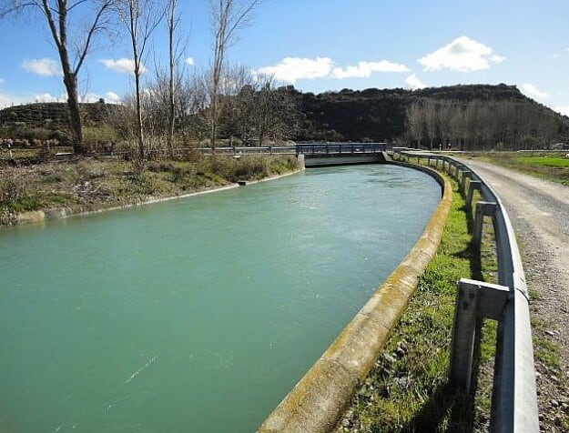 Imagen del Canal de Aragón y Cataluña