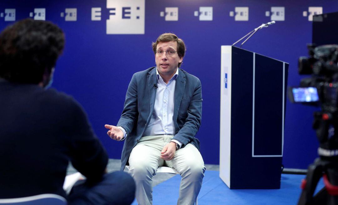 El portavoz nacional del Partido Popular y alcalde de Madrid, José Luis Martínez-Almeida