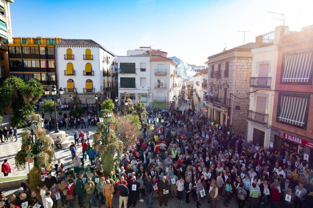 Concentración en la plaza 28 de febrero