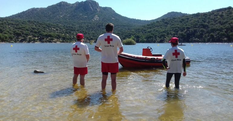 La Cruz Roja en el pantano de San Juan