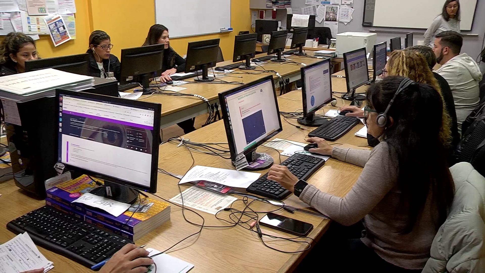 Aula de Ciberemprego de la Fundación Érguete- Integración en Vigo