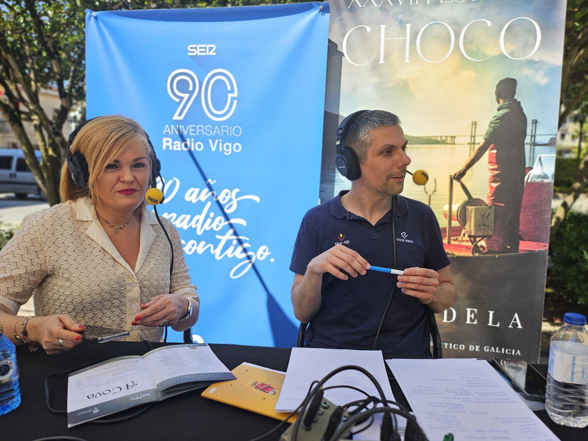 La alcaldesa Digna Rivas en el programa especial de Hoy por Hoy desde Redondela con Jacobo Buceta