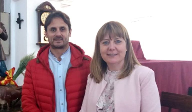 Antonio González y Charo Alonso, concejales del TUD en el Ayuntamiento de Valdemoro