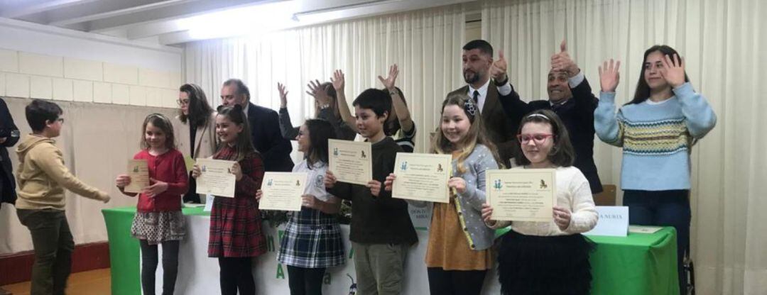 Niños y niñas tutores del CEIP Francisco Javier, A Coruña
