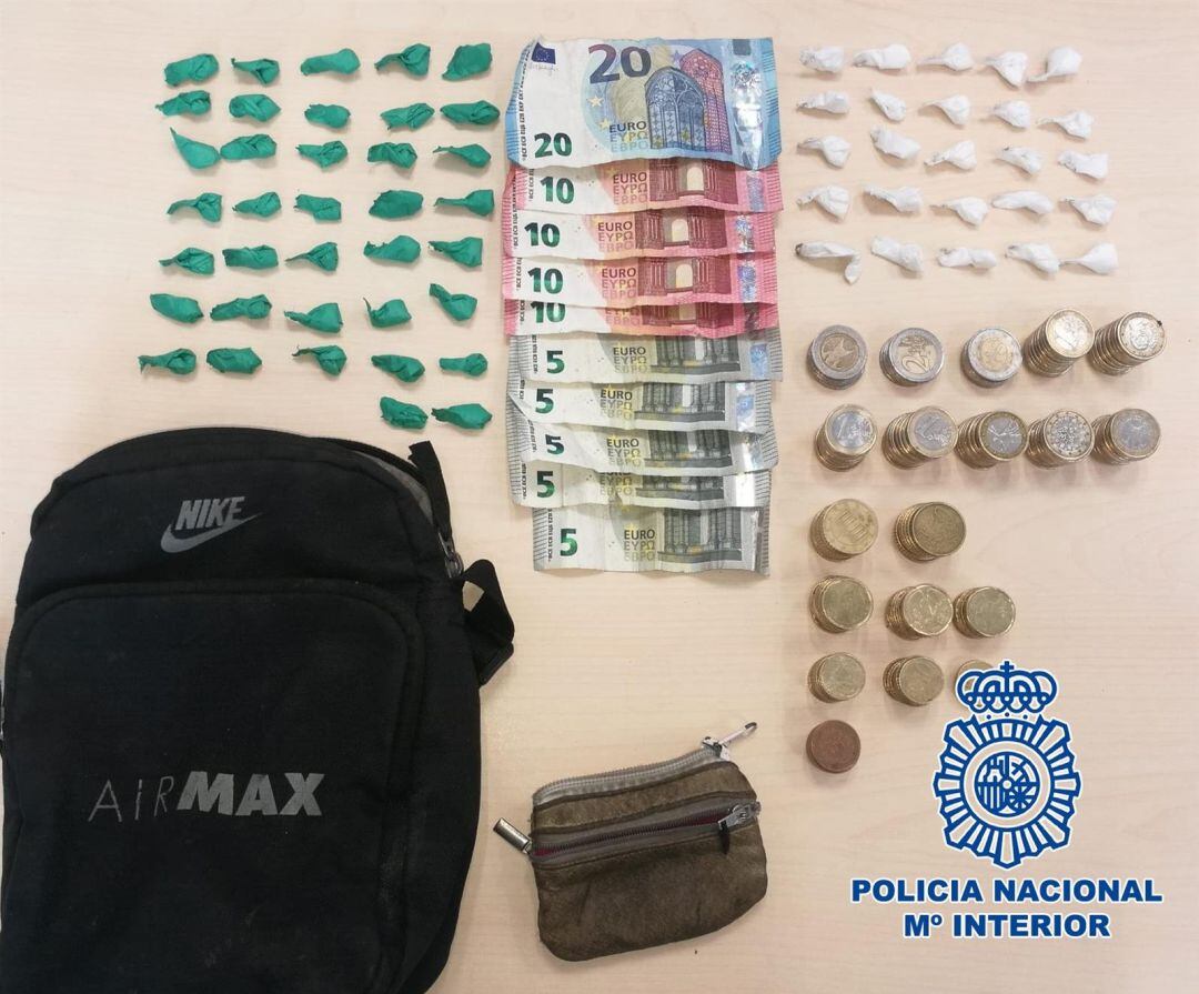 La Policía ha intervenido droga y dinero en metálico
