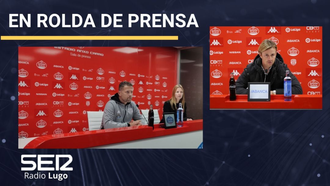 Curro Torres e Guti en rolda de prensa