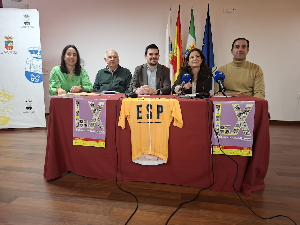 Don Benito presenta la 60ª edición del Circuito Guadiana, referente del ciclismo nacional