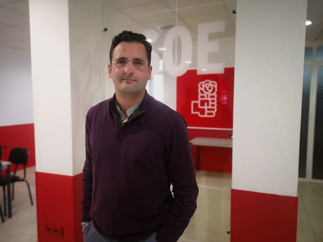 El concejal Rafael Márquez en la 'Casa del Pueblo' de Ronda