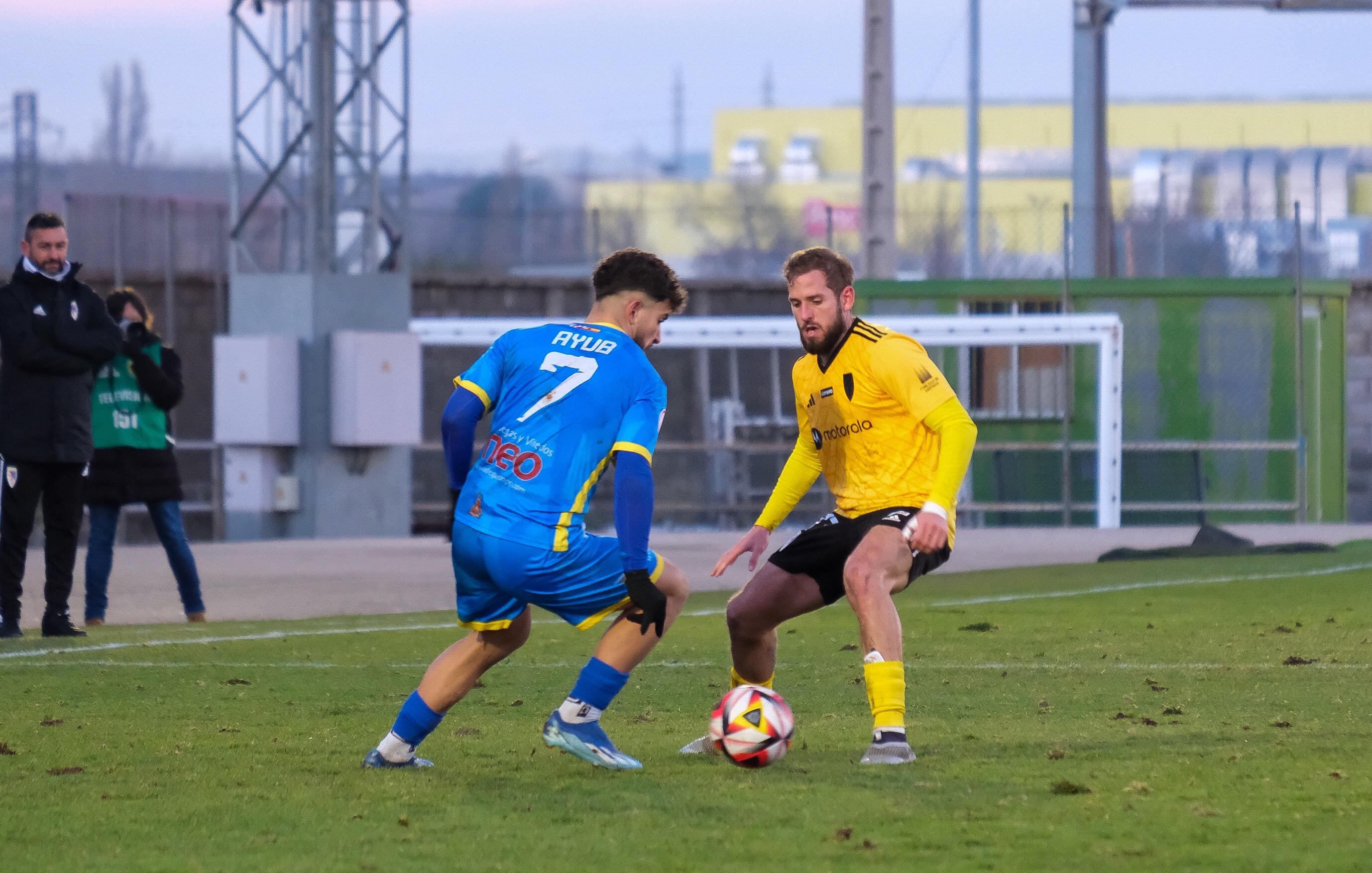 Kevin ante un jugador gallego