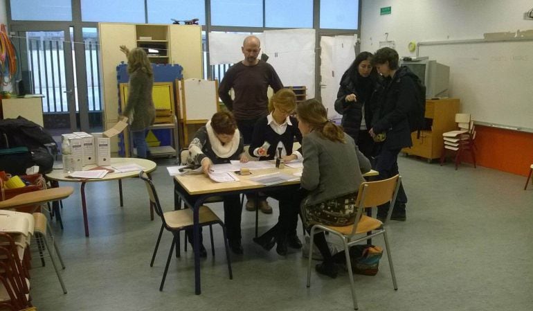 Tramitación Xarxa Llibres en uno de los colegios de Valencia