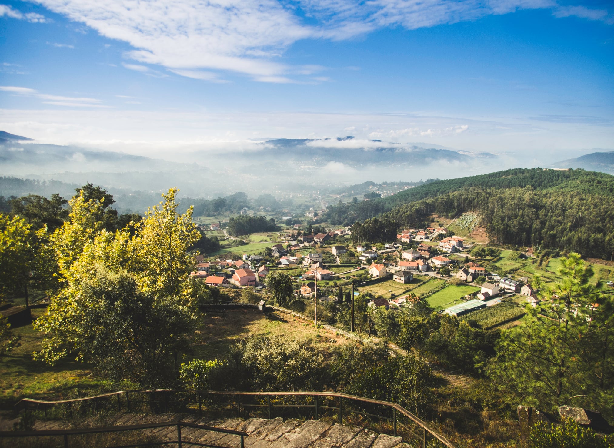 Vista de Redondela