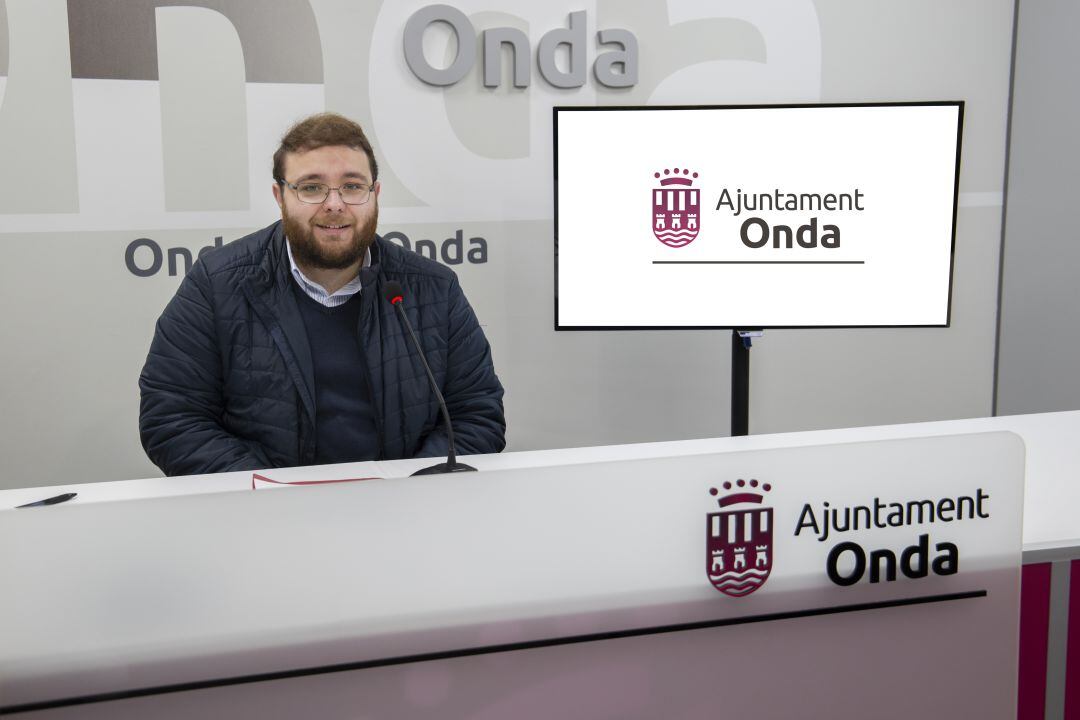 El concejal de Juventud, Innovación y Bibliotecas, de Onda, Vicent Bou,