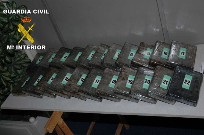 Cocaïna intervinguda a París per la Guàrdia Civil