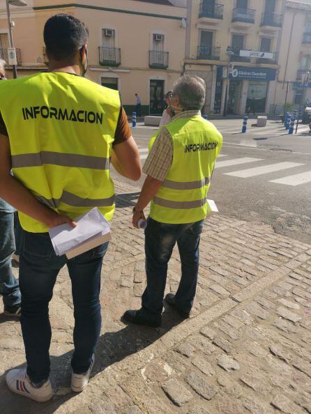 Patrullas Covid-19 en uno de los rincones más céntricos del municipio