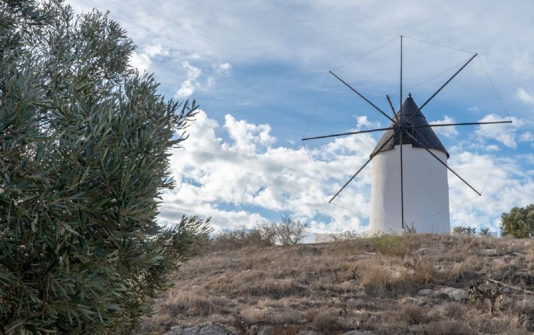 Molino de las Piedras en Los Mateos, cuya recuperación ha concluido recientemente.