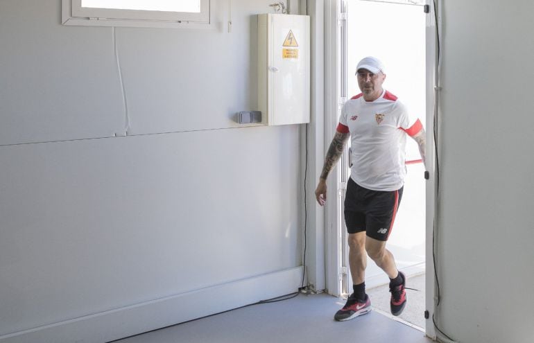 El entrenador del Sevilla, el argentino Jorge Sampaoli