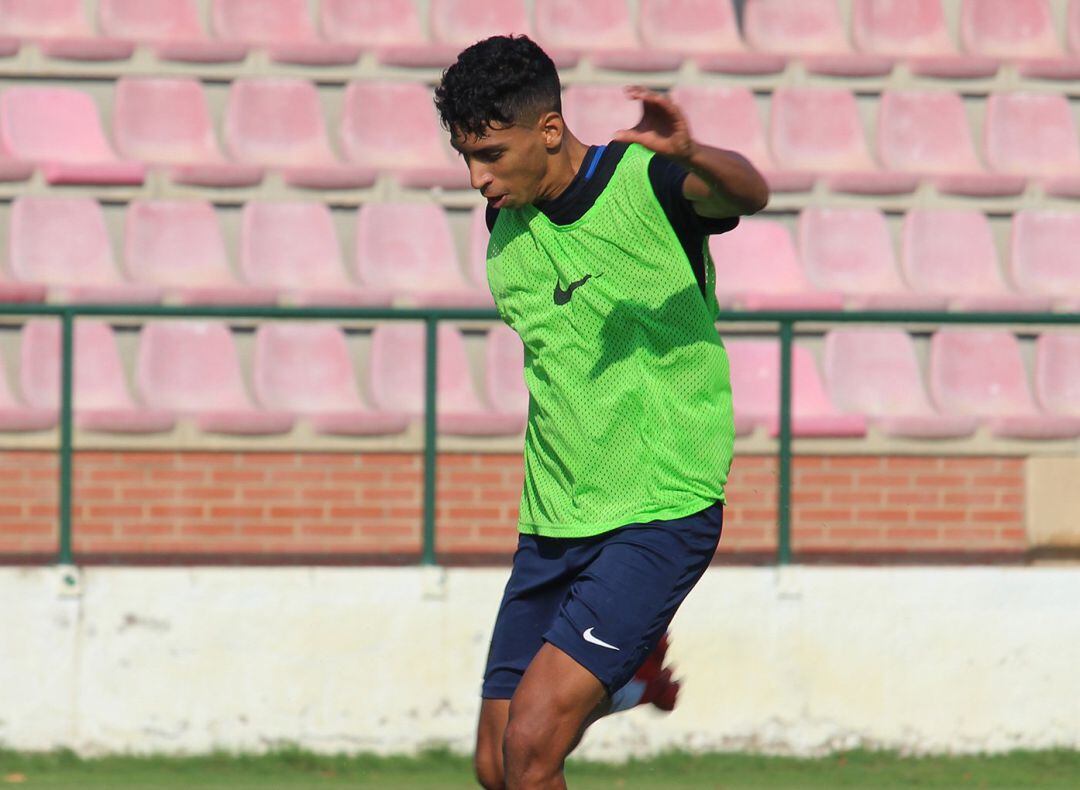 Johan durante una sesión de entrenamiento